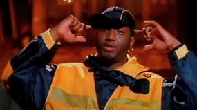 Le rappeur Magoo dans le clip de "Up Jumps da Boogie" avec Timbaland et Missy Elliot.
