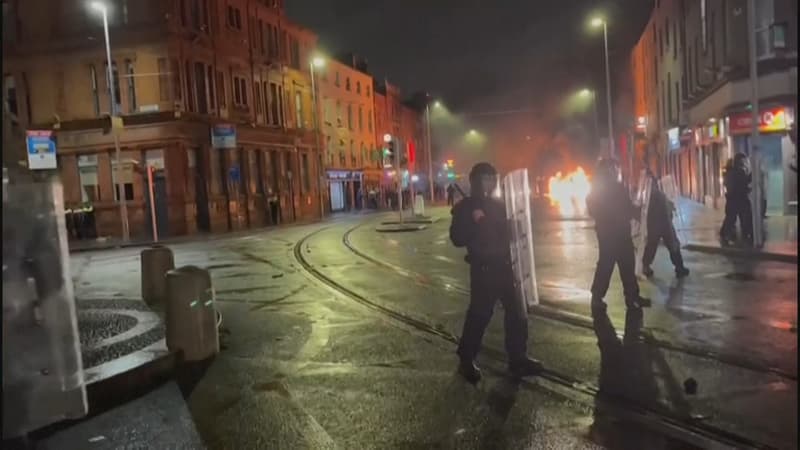Irlande: des incidents éclatent à Dublin après une attaque au couteau qui a fait plusieurs blessés