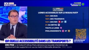 Pierre Deniziot, délégué spécial à la région Ile-de-France au handicap et à l'accessibilité, "tend la main à l'état et à la mairie de Paris" pour financer davantage l'accessibilité des transports