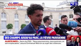 "On représente les couleurs de la France": Marquinhos, capitaine du PSG, prend la parole après leur victoire en Ligue des Champions