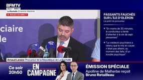 Oléron: "Le mis en cause n'était pas atteint, au moment des faits, d'un trouble psychique ou neuropsychique", assure le procureur de la République
