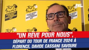 Tour de France 2024 : "Un rêve pour nous, c’est la plus grande course du monde", savoure Davide Cassani