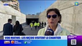 Nice: visite de chantier à six mois de l'ouverture du tunnel reliant la voie Mathis à l'A8