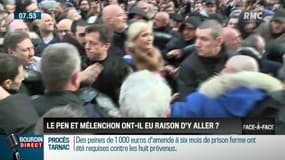 Brunet & Neumann : Le Pen et Mélenchon ont-ils eu raison de se rendre à la "marche blanche" en hommage à Mireille Knoll ? - 29/03