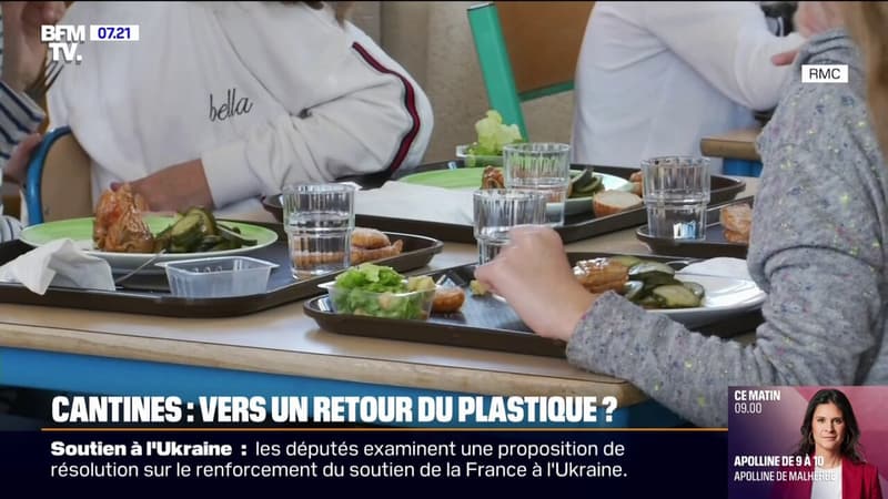 Vers un retour de la vaisselle en plastique dans les cantines scolaires?