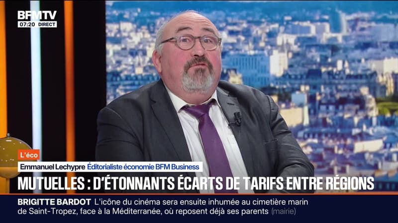 BFM éco : Mutuelles, d'étonnants écarts de tarifs entre régions - 30/12