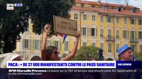 En Paca, plus de 37 000 manifestants contre le pass sanitaire