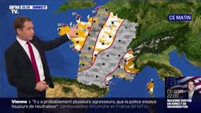 Un temps pluvieux et plus froid prévu sur une bonne partie du pays ce mardi