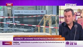 Austerlitz : Un homme touché par balle par un agent SNCF