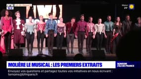 Paris: les premiers extraits de la comédie musicale "Molière"