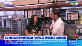"On a rendez-vous" au marché de Forville à Cannes avec une commerçante belge