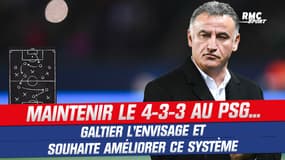 PSG 1-0 OM : "Ce n'est pas que lié aux absences", Galtier envisage de maintenir le 4-3-3 en "l'améliorant"