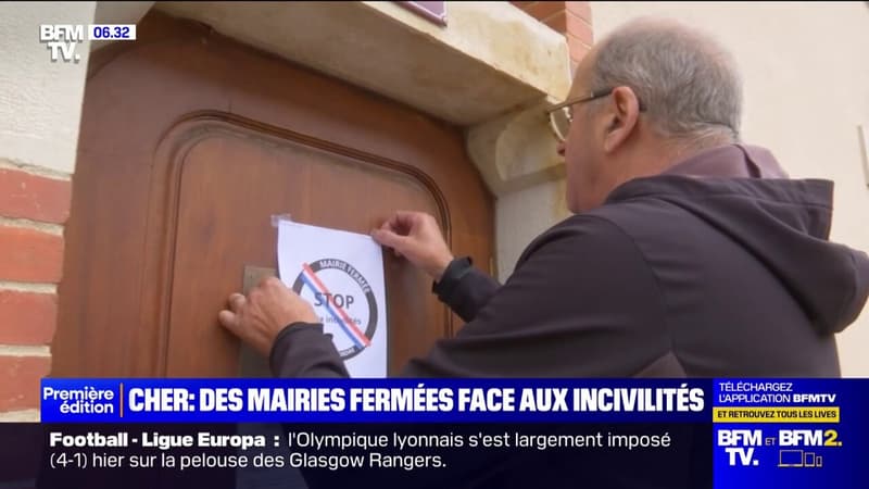 Cher: 32 mairies fermées pour protester contre les incivilités de certains habitants