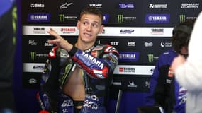 Fabio Quartararo lors des essais du Grand Prix MotoGP du Portugal, 24 mars 2023