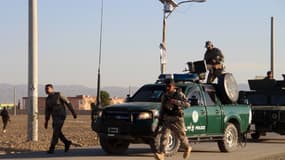 Forces de sécurité afghanes, le 23 novembre 2018 dans la province de Khost (Afghanistan)