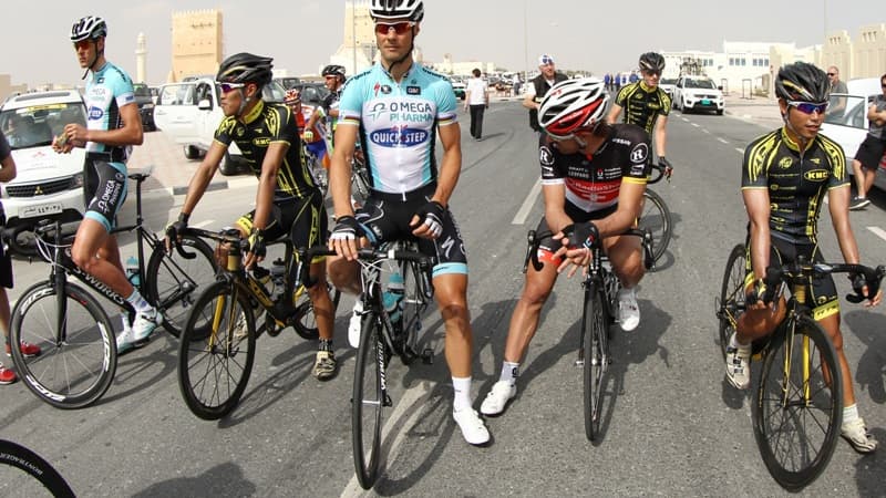 Tom Boonen au départ de la 1ere étape