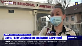 Covid-19: le lycée Aristide-Briand de Gap fermé, 400 élèves considérés comme cas contacts