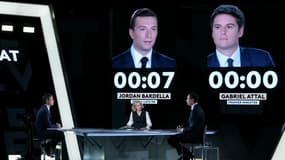 Jordan Bardella et Gabriel Attal se sont affrontés lors d'un débat pour les européennes jeudi 23 mai sur France 2