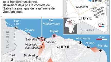 LES INSURGÉS LIBYENS PROGRESSENT VERS TRIPOLI