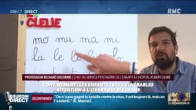 "Les enfants ne sont pas sans conscience de la gravité et des enjeux"  Professeur Richard Delorme, chef du service de pédopsychiatrie de l'hôpital Robert-Debré à Paris