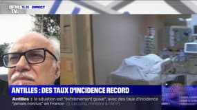 Bruno Jarrige (CHU de Guadeloupe): "Nous sommes très inquiets pour nos autres malades (...) qui seront moins bien pris en charge durant cette vague"