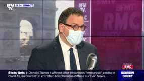 Covid en Île-de-France: selon le directeur de l'ARS, "473 malades sont en réanimation, on a passé 42% d'occupation des lits"