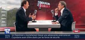 Leclerc Michel-Edouard face à Jean-Jacques Bourdin en direct