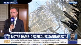 Emmanuel Grégoire (mairie de Paris): "Il n'y a aucun risque sanitaire" concernant la pollution au plomb de Notre-Dame