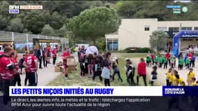 Nice: un tournoi de rugby organisé pour les enfants