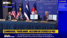 Donald Trump assiste à la signature d'un accord de cessez-le-feu entre Cambodge et Thaïlande