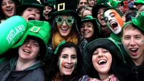 La parade de Dublin de la Saint Patrick, le 17 mars, a fait des petits et beaucoup de non-Irlandais saisissent l'occasion pour s'habiller de vert.
