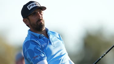 Le golfeur français Matthieu Pavon à San Diego en janvier 2024