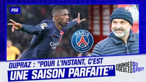 PSG : "Pour l'instant, c'est une saison parfaite" estime Dupraz 