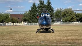 L'hélicoptère utilisé par les forces de l'ordre dans le Val d'Oise.