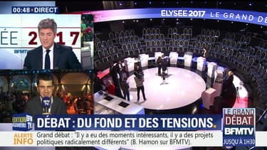 Grand débat de la présidentielle: "Benoît Hamon a été très bon, il a été dans la clarté sur son projet", Mathieu Hanotin