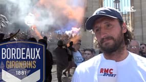 Bordeaux : "Il ne faut pas tuer un grand club", annonce Baysse, présent avec les supporters pour manifester