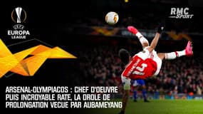 Arsenal-Olympiacos : Chef d'oeuvre puis incroyable raté, la drôle de prolongation vécue par Aubameyang