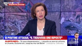 Florence Parly: "Nous aimerions tous comprendre jusqu'où le président Poutine souhaite aller" 