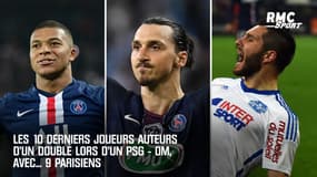 Les 10 derniers joueurs auteurs d'un doublé lors d'un PSG - OM, avec... 9 Parisiens