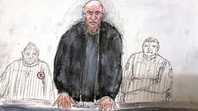 L'ex-chirurgien Joël Le Scouarnec à l'ouverture de son procès pour viols et agressions sexuelles, le 24 février 2025 à Vannes, dans le Morbihan