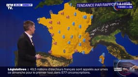 Des températures en baisse ce dimanche sur une grande partie du pays