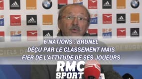 6 Nations : Brunel déçu par le classement mais fier de l'attitude de ses joueurs