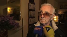 Centenaire du génocide arménien: le président turc a "un peu la tête dure" selon Charles Aznavour