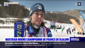 Natasia Noens championne de France de slalom