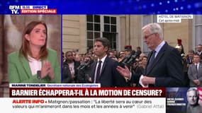 Michel Barnier à Matignon: "C'est un moment très dur pour la gauche", affirme Marine Tondelier (Les Écologistes)