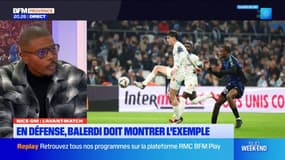 Nice-OM: un match important pour le capitaine Balerdi après la bévue face à Strasbourg