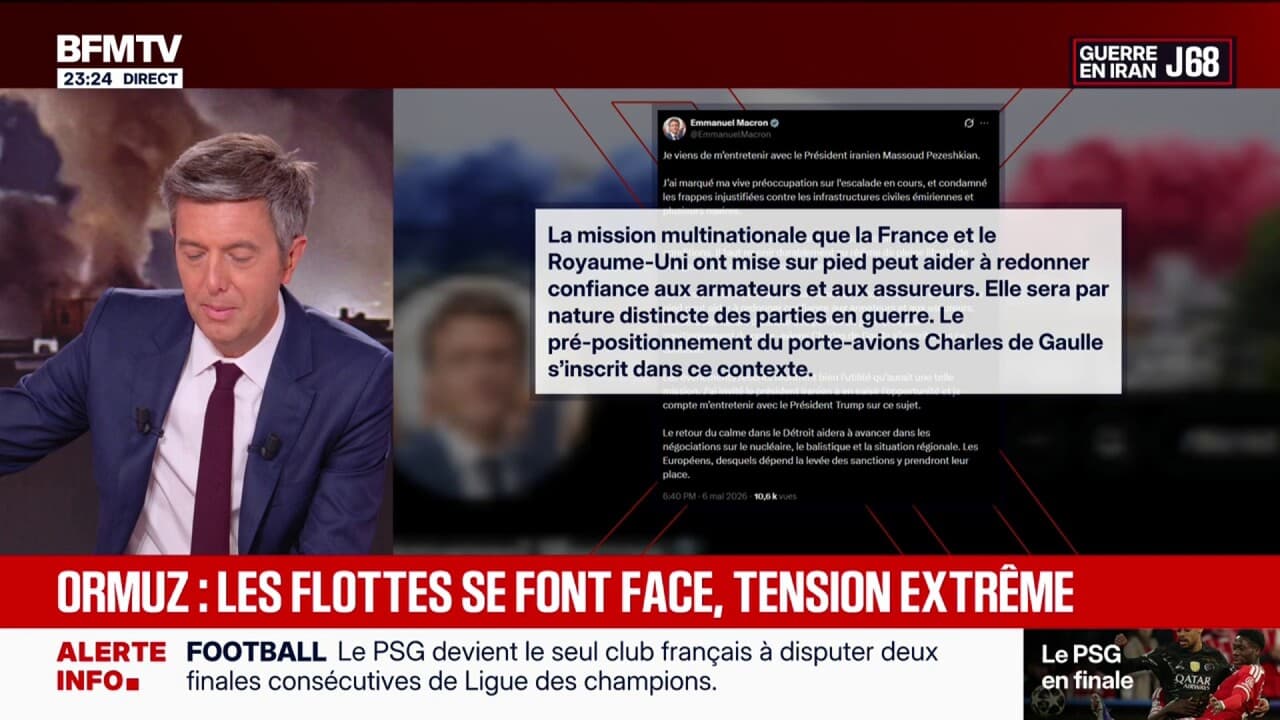 Détroit d'Ormuz: la France plaide pour la levée du blocus et propose son aide à la médiation — image 1