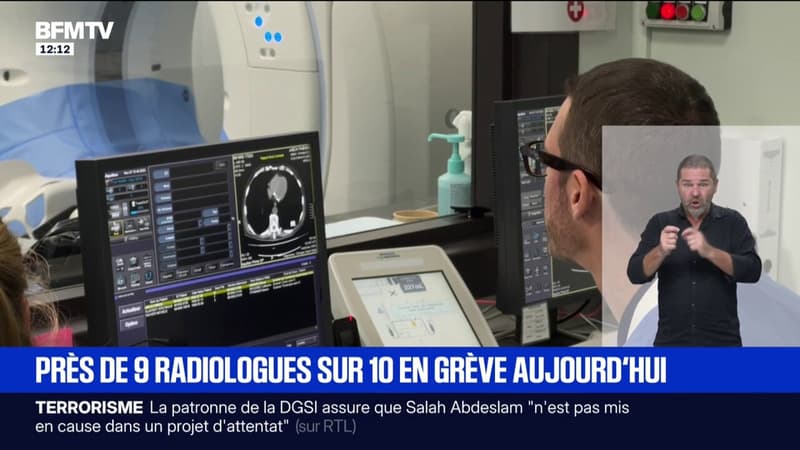 Près de neuf radiologues sur dix sont en grève ce lundi 10 novembre