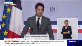 Gabriel Attal: "Le taux d'incidence a augmenté de près de 20% ces derniers jours"