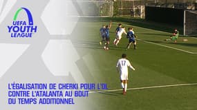 Youth League : L'égalisation de Cherki pour l'Ol contre l'Atalanta au bout du temps additionnel